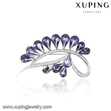00063 Xuping 2017 top design channel brooch pin noble crown brooch crystals from Swarovski